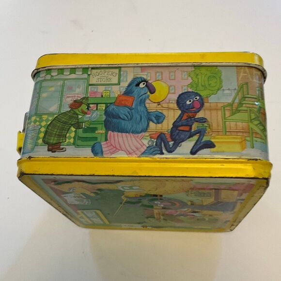 Vintage 1979 Metal Sesame Street Lunchbox ernie bert bigbird - Picture 13 of 16